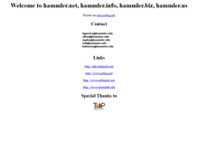 Tablet Screenshot of hammler.net
